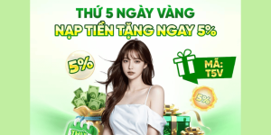 Thứ 5 Ngày Vàng CM88 – Nạp Tiền Nhận Thưởng Ngay Tới 5%